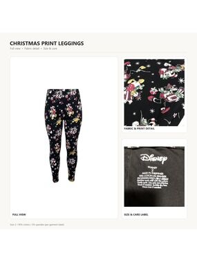 Torrid Disney Christmas Mickey & Friends Leggings – plus size 18/20